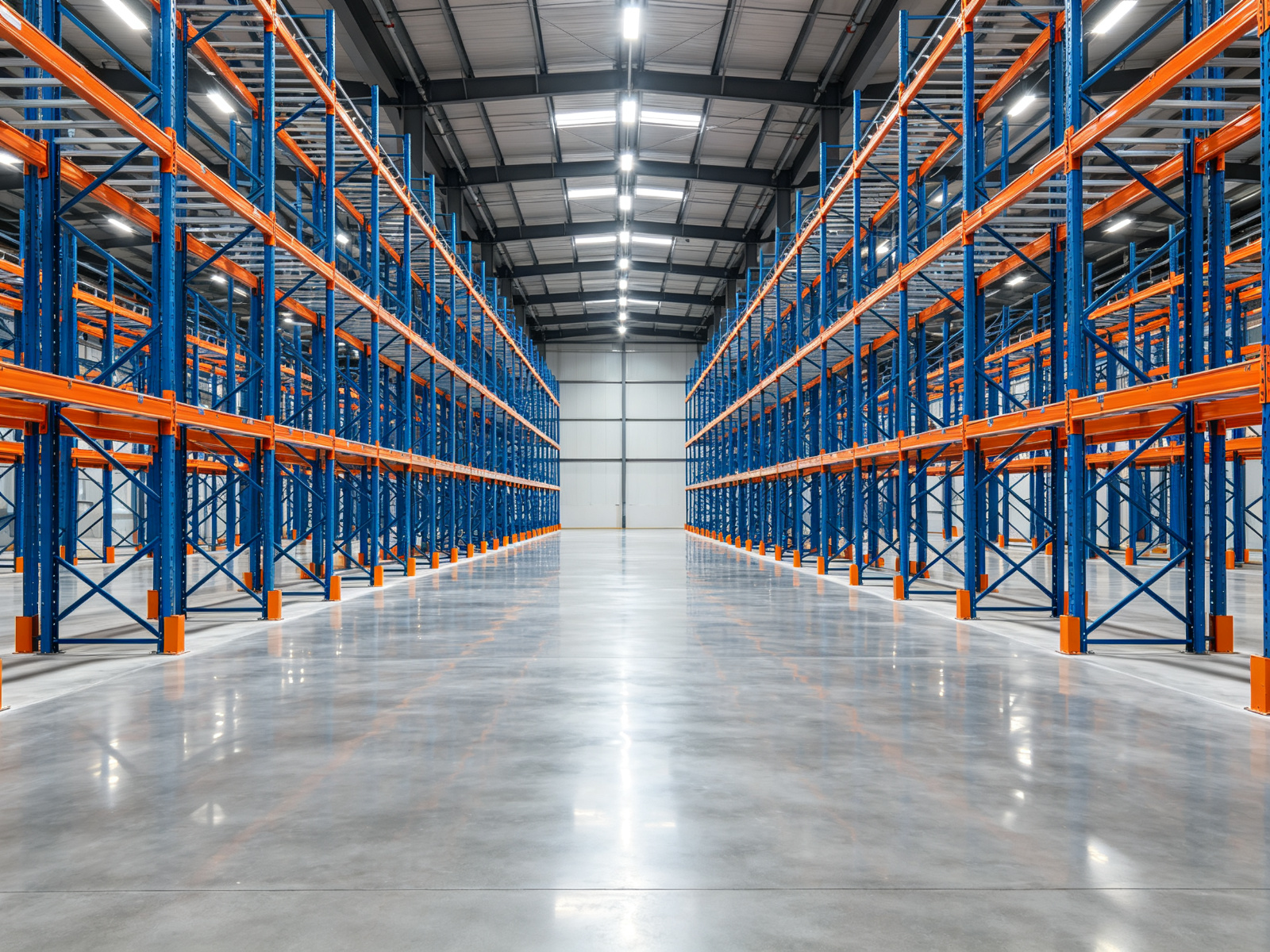 Industrial warehouse hardened floor