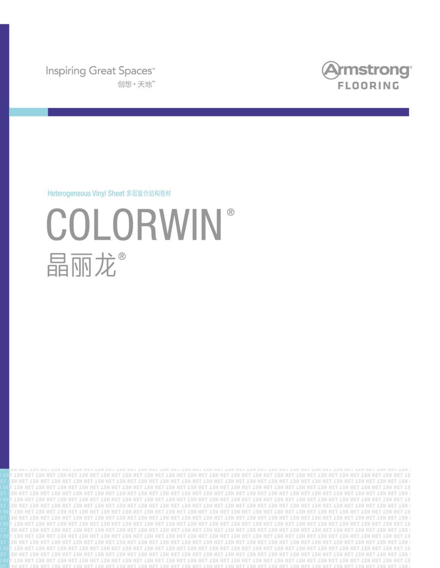 Armstrong COLORWIN heterogeneous vinyl sheet PVC sheet flooring