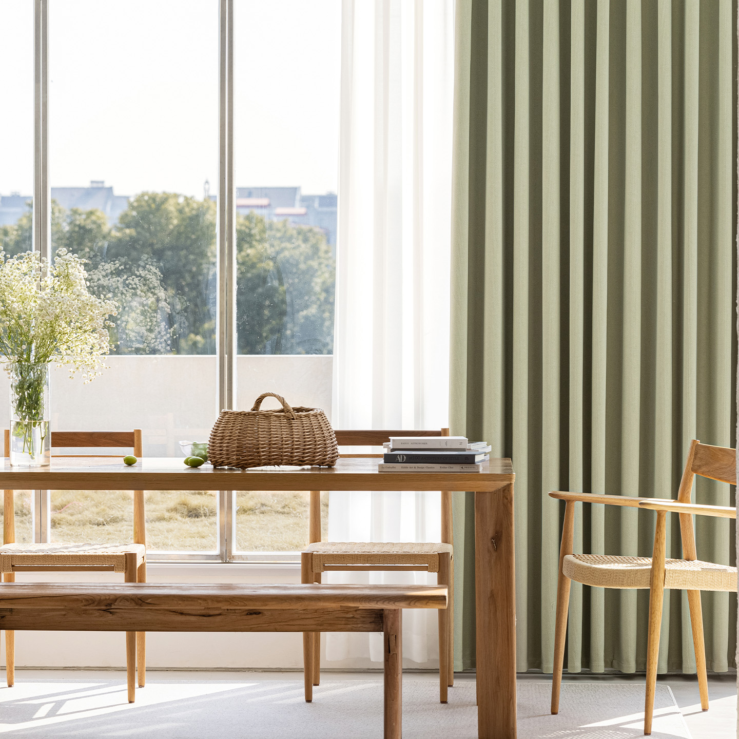 金蝉 棉麻窗帘